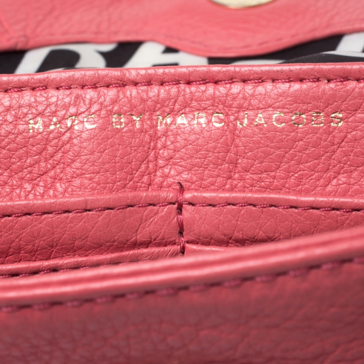 Pre Owned Marc by Marc Jacobs Coral Leather Classic Q Karlie Crossbody Bag