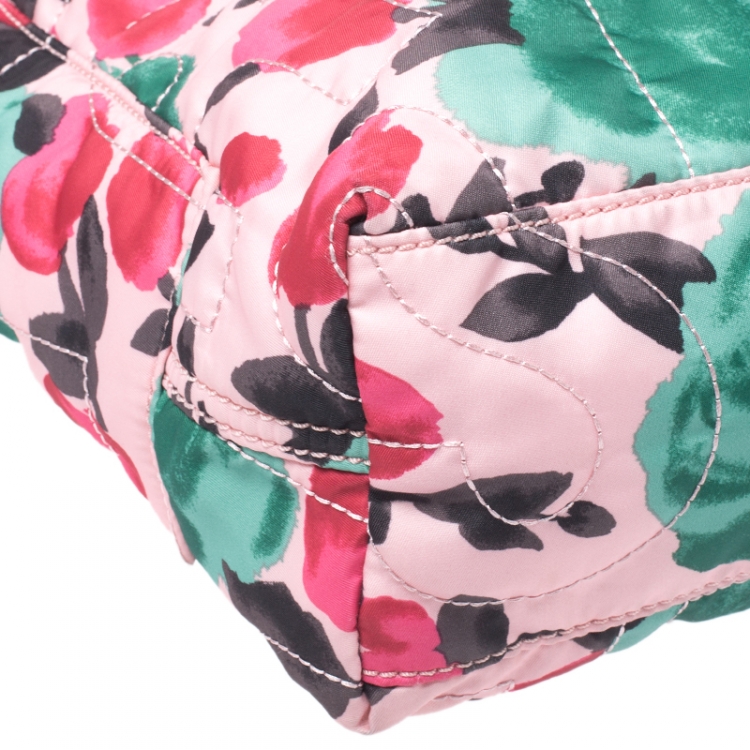 Pre Owned Marc by Marc Jacobs Multicolor Printed Bow Nylon Tate Tote