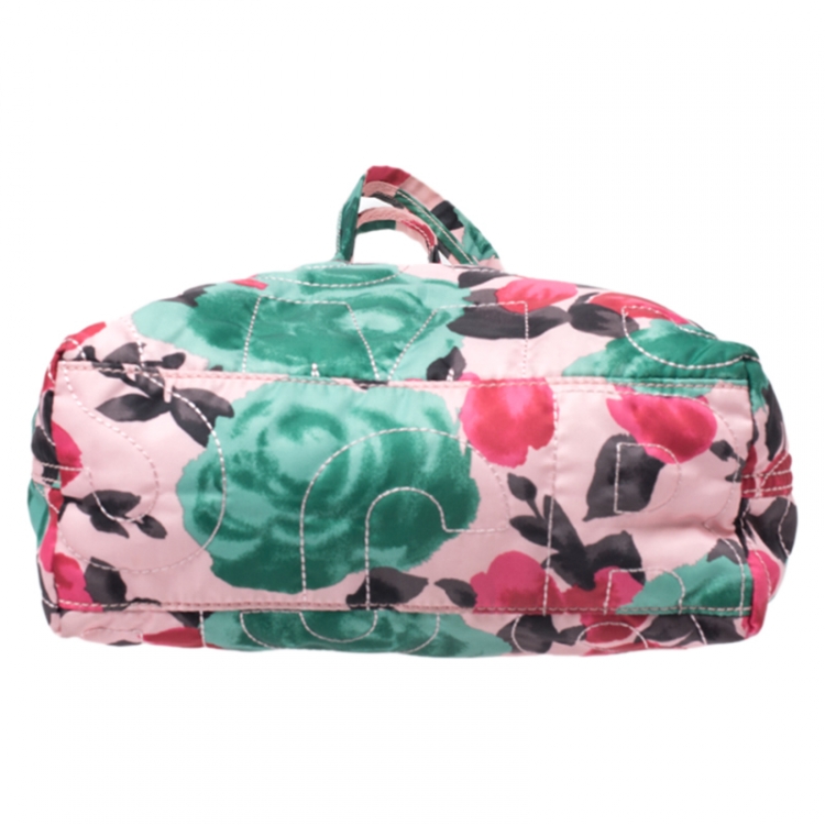 Pre Owned Marc by Marc Jacobs Multicolor Printed Bow Nylon Tate Tote