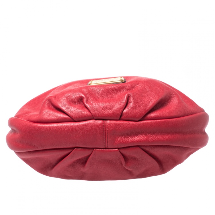 Pre Owned Marc by Marc Jacobs Red Leather Too Hot To Handle Hobo