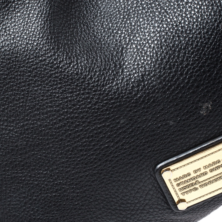 Pre Owned Marc by Marc Jacobs Black Leather Tote