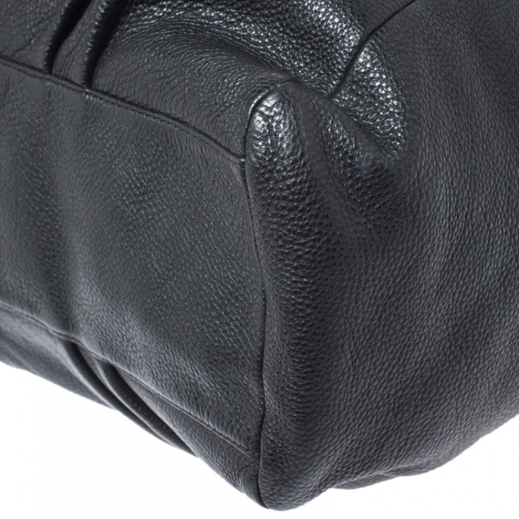 Pre Owned Marc by Marc Jacobs Black Leather Tote