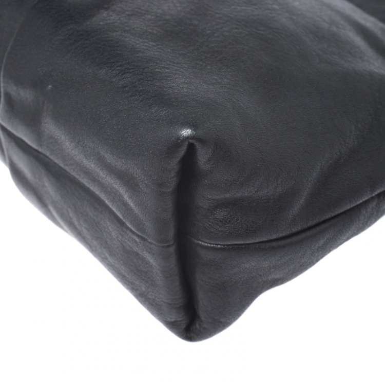 مملوكة مسبقًا Marc by Marc Jacobs Black Leather Marchive Clutch