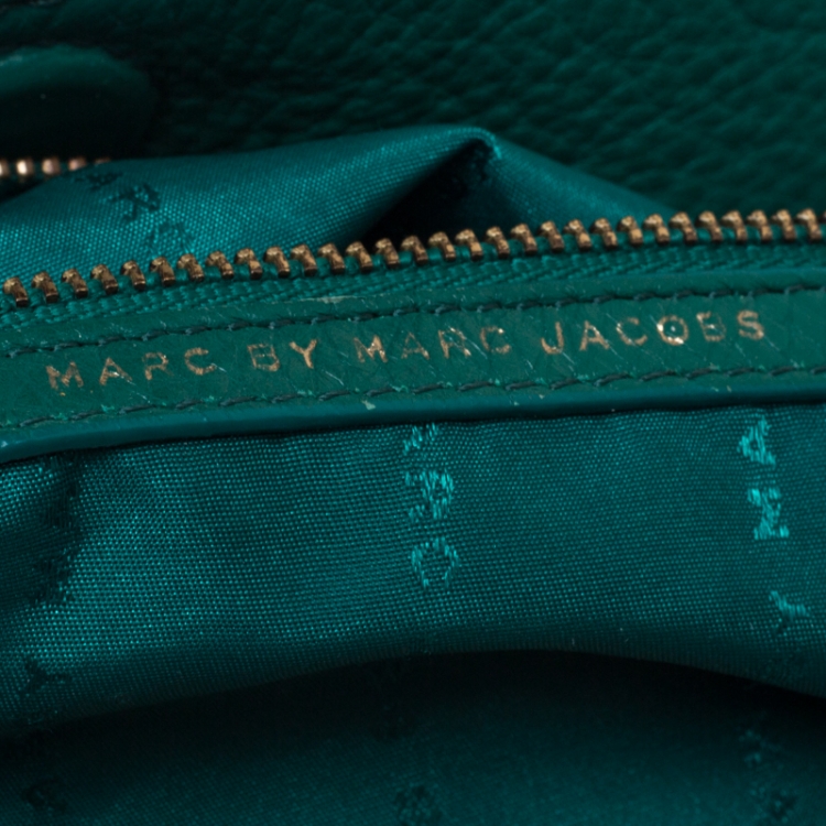 Pre Owned Marc by Marc Jacobs Green Leather Too Hot To Handle Hobo