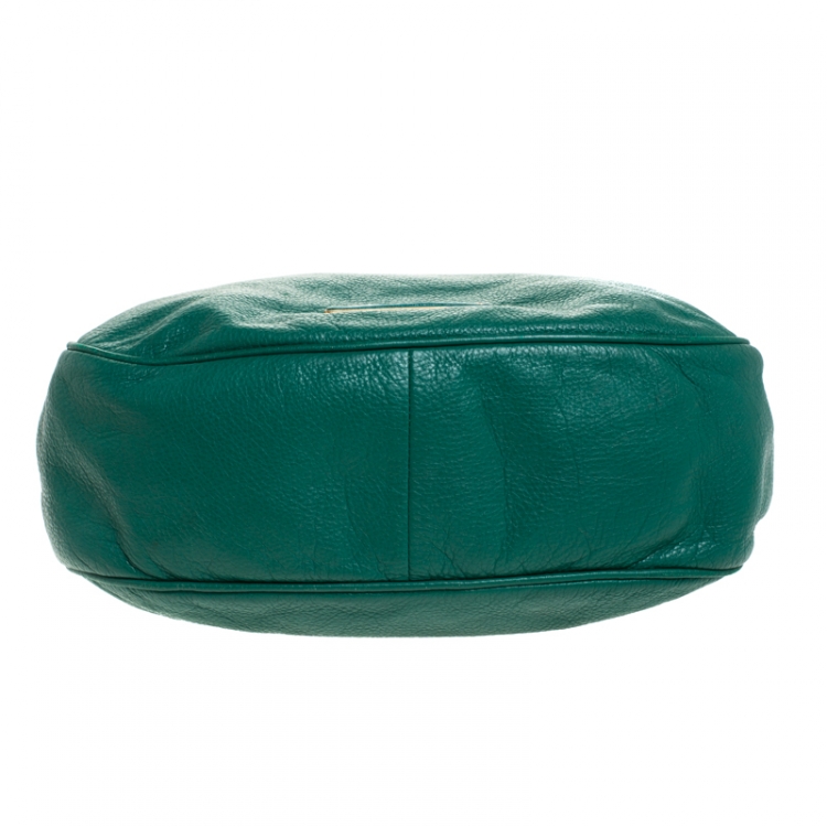 Pre Owned Marc by Marc Jacobs Green Leather Too Hot To Handle Hobo