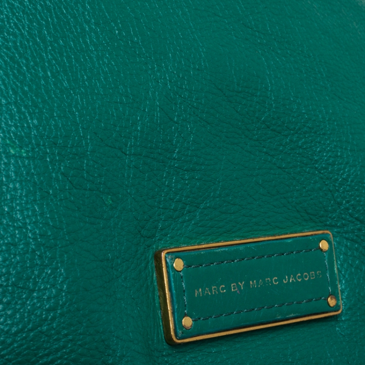 Pre Owned Marc by Marc Jacobs Green Leather Too Hot To Handle Hobo