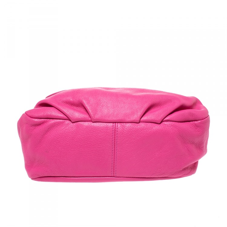 Pre Owned Marc by Marc Jacobs Pink Leather Classic Q Lil Ukita Satchel