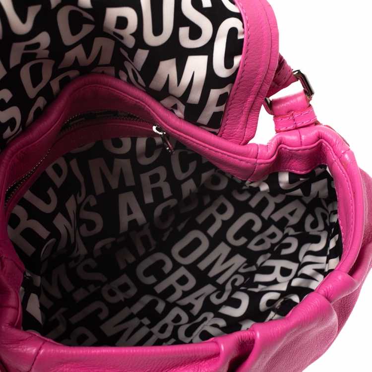 Pre Owned Marc by Marc Jacobs Pink Leather Classic Q Lil Ukita Satchel