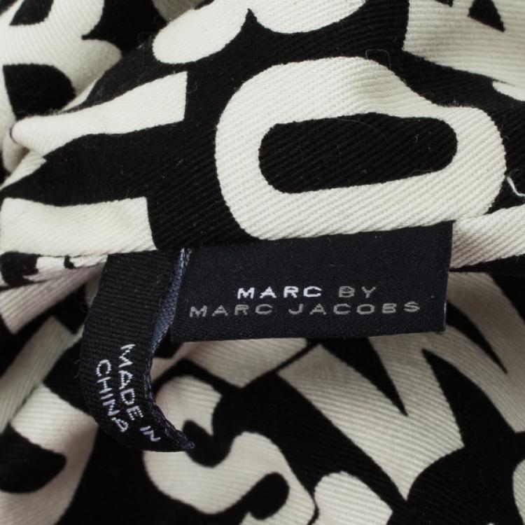 Pre Owned Marc by Marc Jacobs Tate Medium Heart-Print Nylon Tote