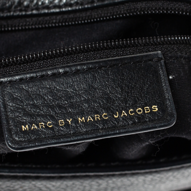 Pre Owned Marc by Marc Jacobs Black Leather Classic Q Natasha Crossbody Bag