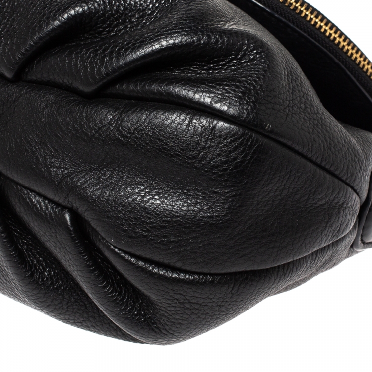 Pre Owned Marc by Marc Jacobs Black Leather Classic Q Natasha Crossbody Bag