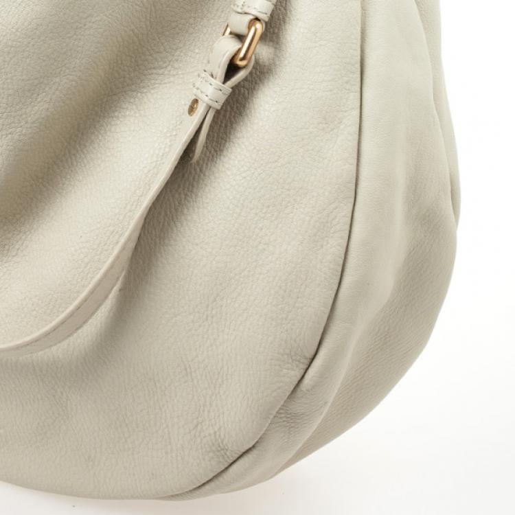 Pre Owned Marc by Marc Jacobs Beige Classic Q Hillier Hobo