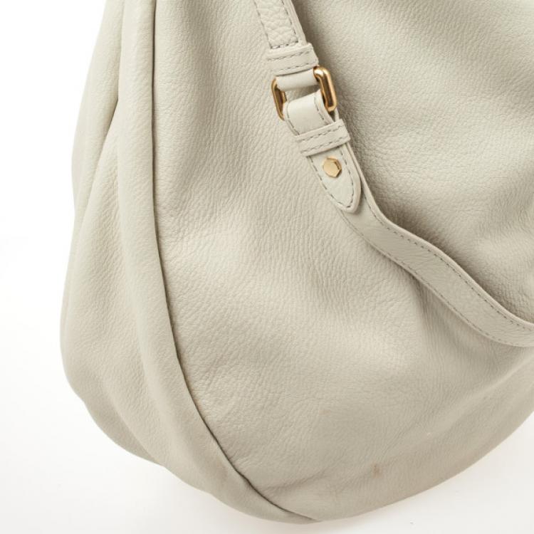 Pre Owned Marc by Marc Jacobs Beige Classic Q Hillier Hobo