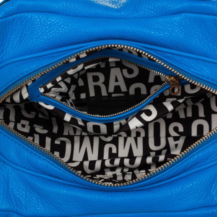 Pre Owned Marc by Marc Jacobs Blue Classic Q Baby Groovee Satchel
