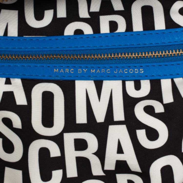 Pre Owned Marc by Marc Jacobs Blue Classic Q Baby Groovee Satchel