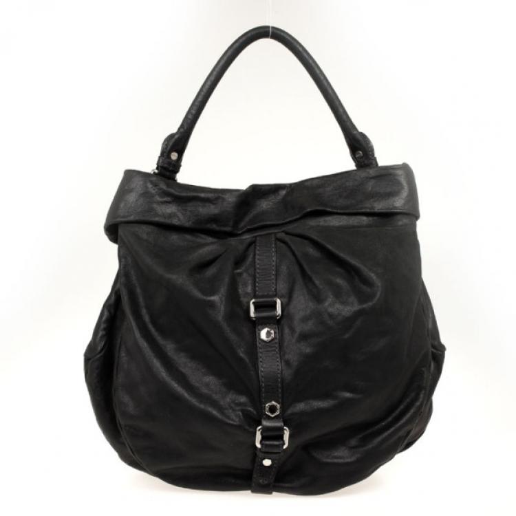Pre Owned Marc by Marc Jacobs Dr. Q Lil Riz Pleated Hobo 