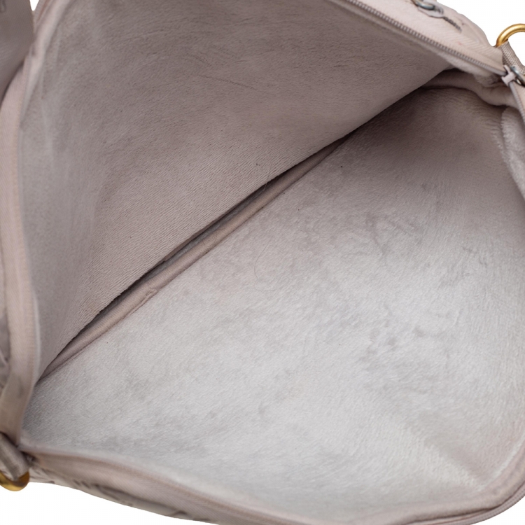 Pre Owned Marc by Marc Jacobs Beige Dreamy Logo Fabric Laptop Bag