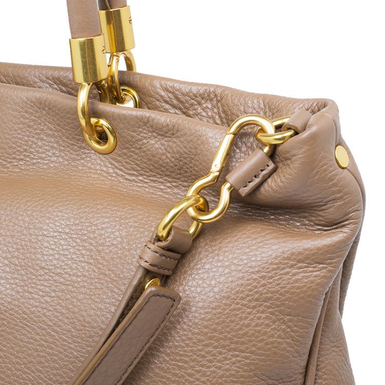 Pre Owned Marc by Marc Jacobs Brown Leather Too Hot to Handle Tote Bag