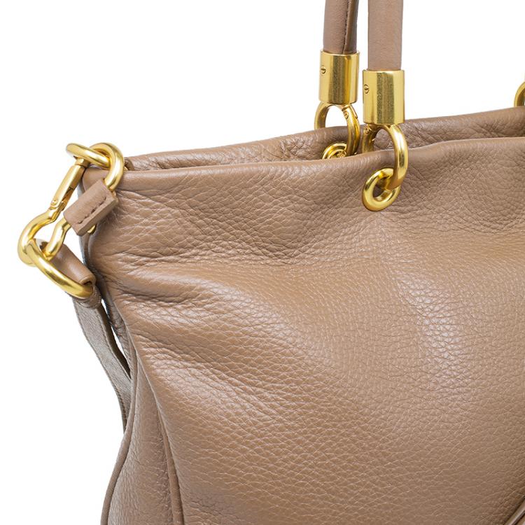 Pre Owned Marc by Marc Jacobs Brown Leather Too Hot to Handle Tote Bag