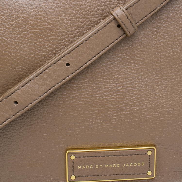 Pre Owned Marc by Marc Jacobs Brown Leather Too Hot to Handle Tote Bag
