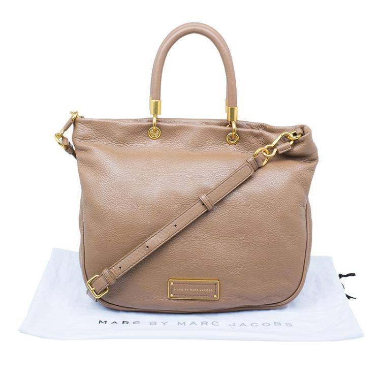 Pre Owned Marc by Marc Jacobs Brown Leather Too Hot to Handle Tote Bag