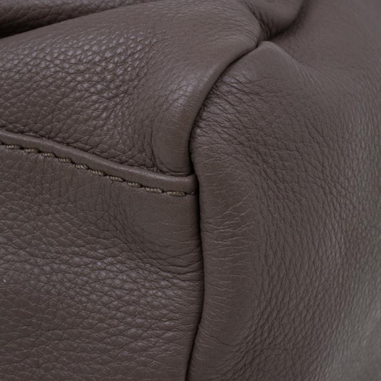 Pre Owned Marc by Marc Jacobs Beige Leather Classic Q Francesca Tote