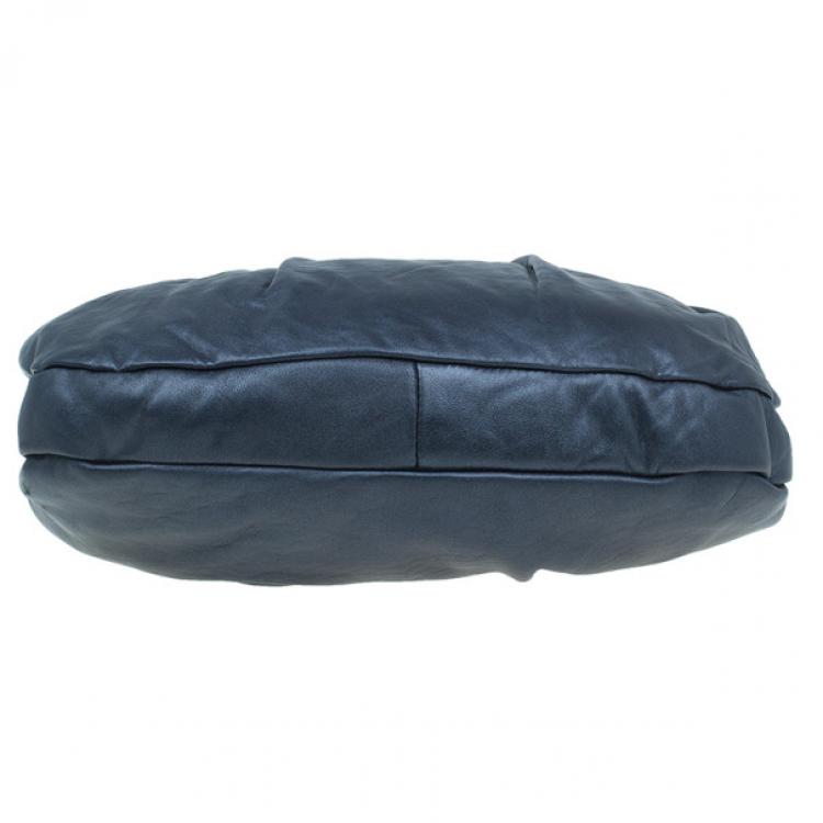 Pre Owned Marc by Marc Jacobs Black Nappa Leather Hobo