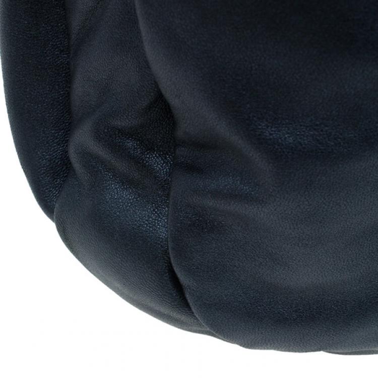 Pre Owned Marc by Marc Jacobs Black Nappa Leather Hobo