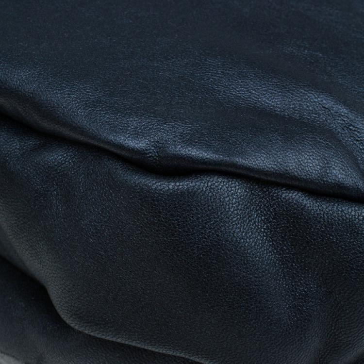 Pre Owned Marc by Marc Jacobs Black Nappa Leather Hobo