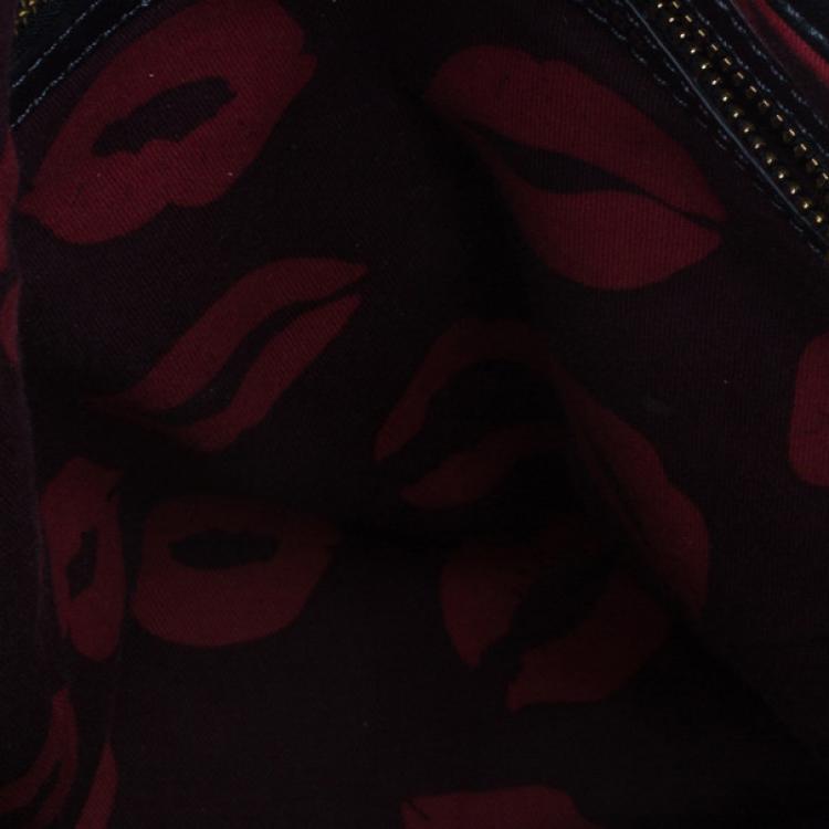 Pre Owned Marc by Marc Jacobs Black Nappa Leather Hobo