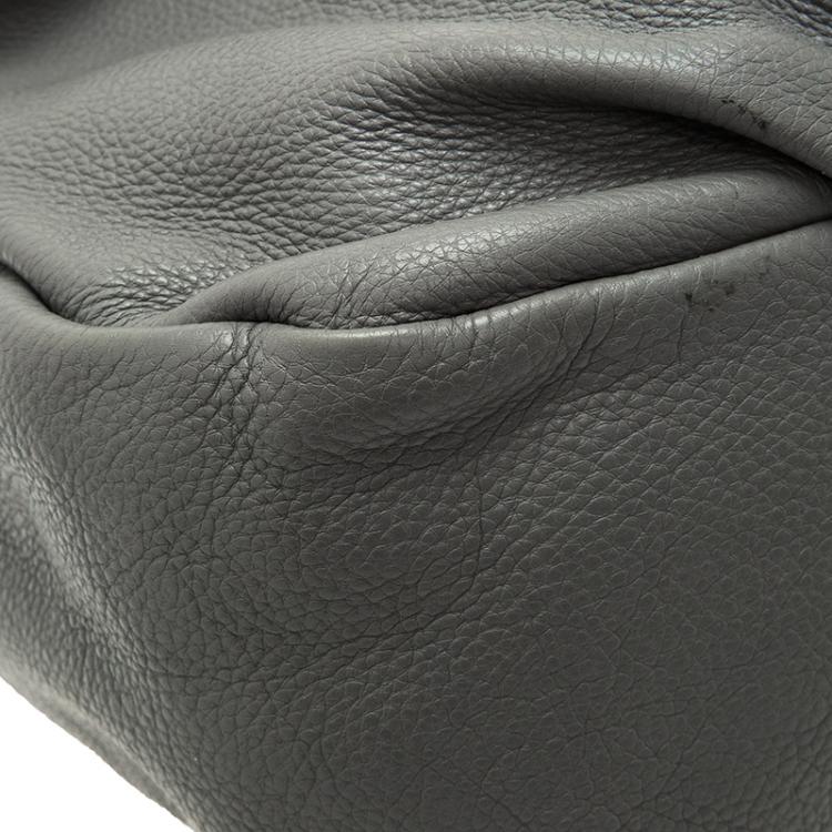 Pre Owned Marc by Marc Jacobs Grey Leather Classic Q Lil Ukita Satchel
