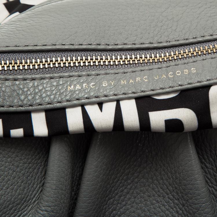 Pre Owned Marc by Marc Jacobs Grey Leather Classic Q Lil Ukita Satchel