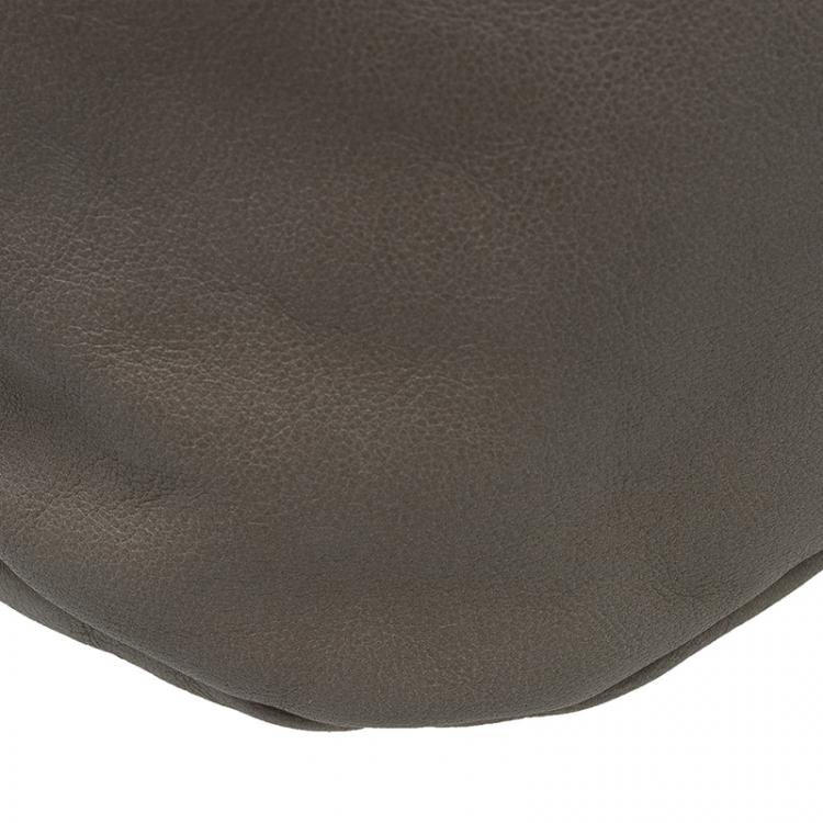 Pre Owned Marc by Marc Jacobs Cement Leather Marchive Messenger Bag