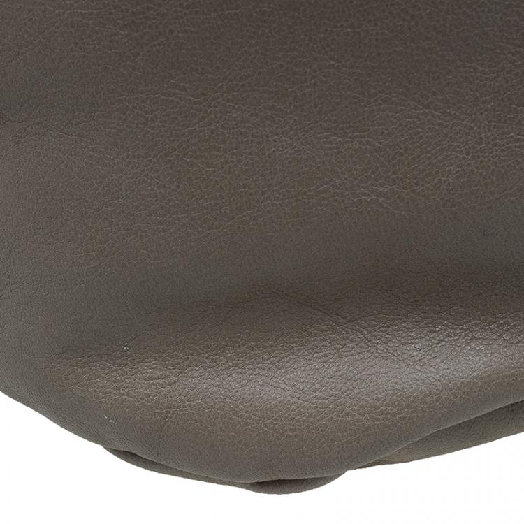 Pre Owned Marc by Marc Jacobs Cement Leather Marchive Messenger Bag