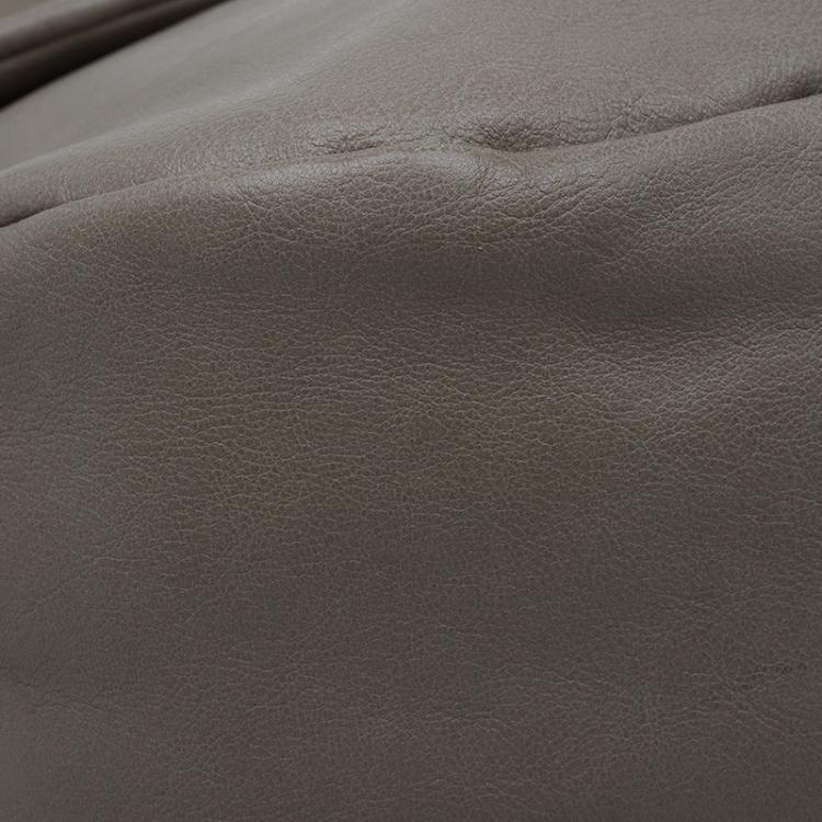 Pre Owned Marc by Marc Jacobs Cement Leather Marchive Messenger Bag