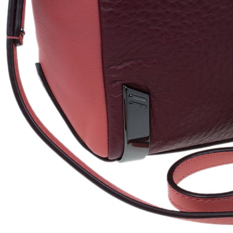 Pre Owned Marc by Marc Jacobs Colorblock Leather Sheltered Island Satchel