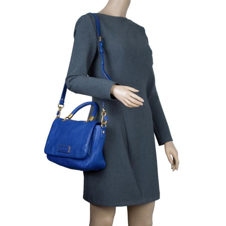 Pre Owned Marc by Marc Jacobs Blue Leather Lea Crossbody Bag