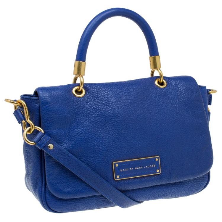 Pre Owned Marc by Marc Jacobs Blue Leather Lea Crossbody Bag