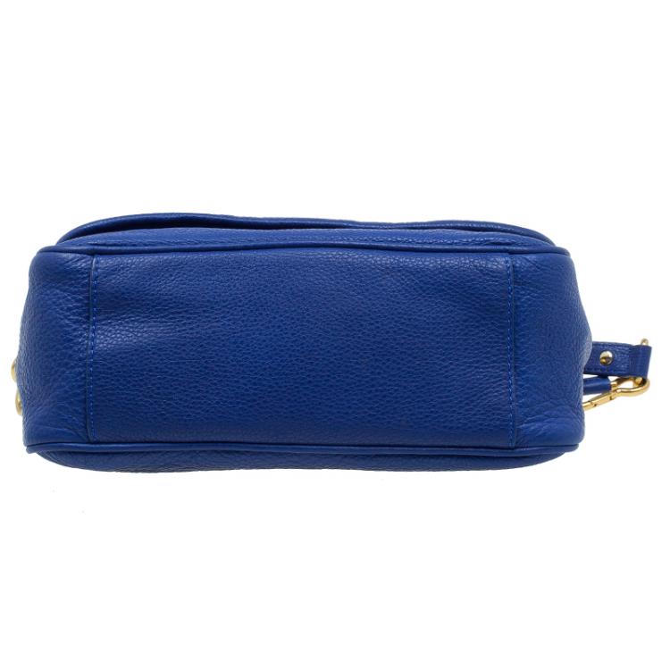 Pre Owned Marc by Marc Jacobs Blue Leather Lea Crossbody Bag