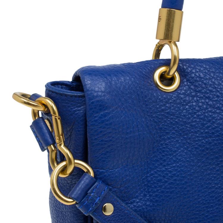 Pre Owned Marc by Marc Jacobs Blue Leather Lea Crossbody Bag