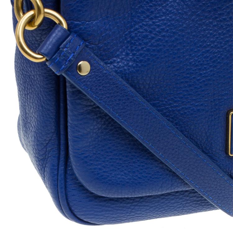 Pre Owned Marc by Marc Jacobs Blue Leather Lea Crossbody Bag