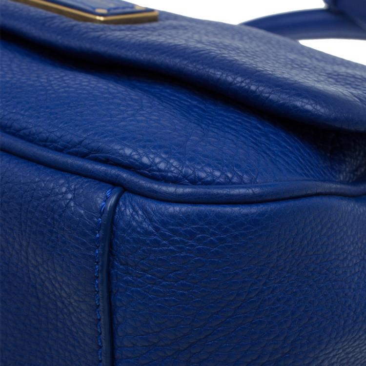 Pre Owned Marc by Marc Jacobs Blue Leather Lea Crossbody Bag