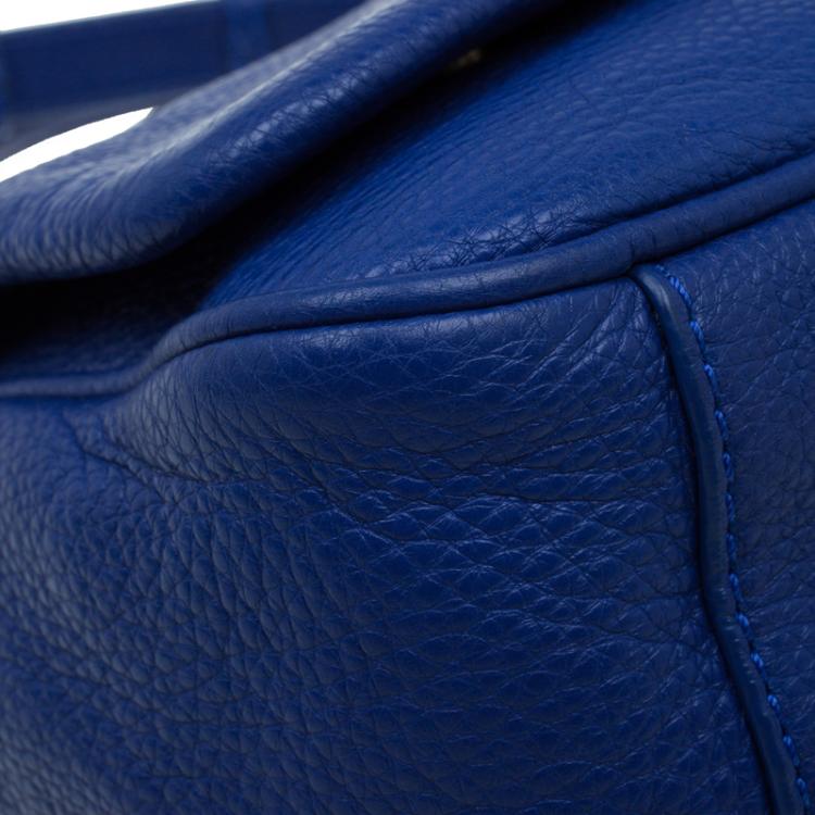 Pre Owned Marc by Marc Jacobs Blue Leather Lea Crossbody Bag
