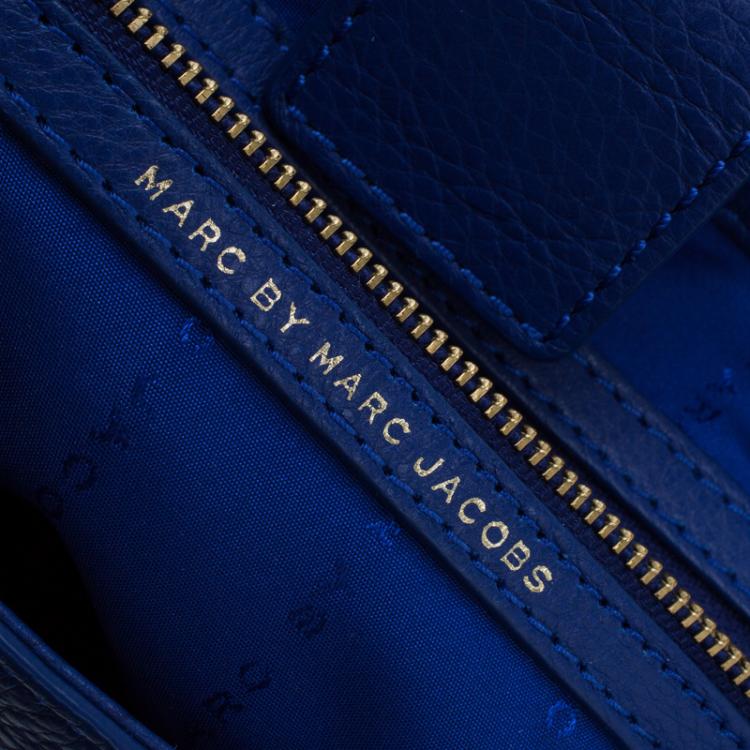 Pre Owned Marc by Marc Jacobs Blue Leather Lea Crossbody Bag