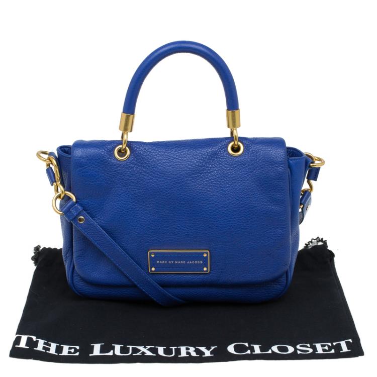 Pre Owned Marc by Marc Jacobs Blue Leather Lea Crossbody Bag