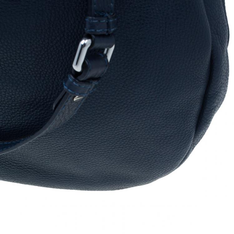 Pre Owned Marc by Marc Jacobs Blue Leather Classic Q Hillier Hobo