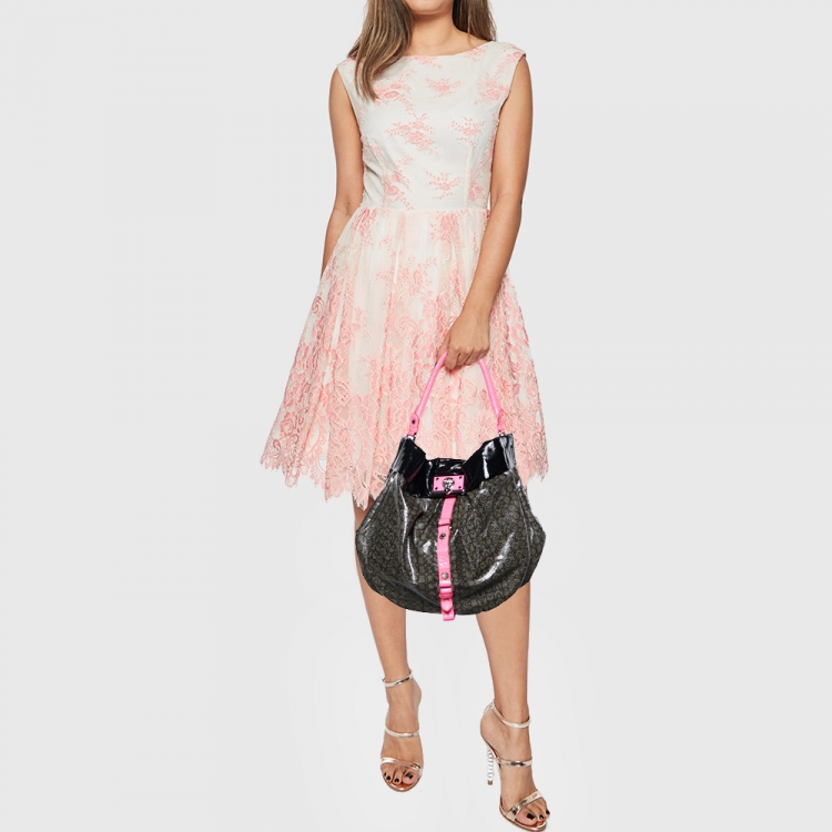 مملوكة مسبقًا Marc by Marc Jacobs Multicolor Coated Fabric and Patent Leather Lil Riz Hobo