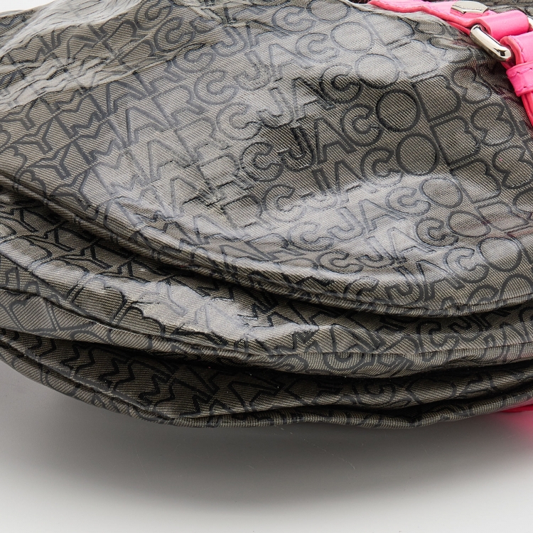 مملوكة مسبقًا Marc by Marc Jacobs Multicolor Coated Fabric and Patent Leather Lil Riz Hobo