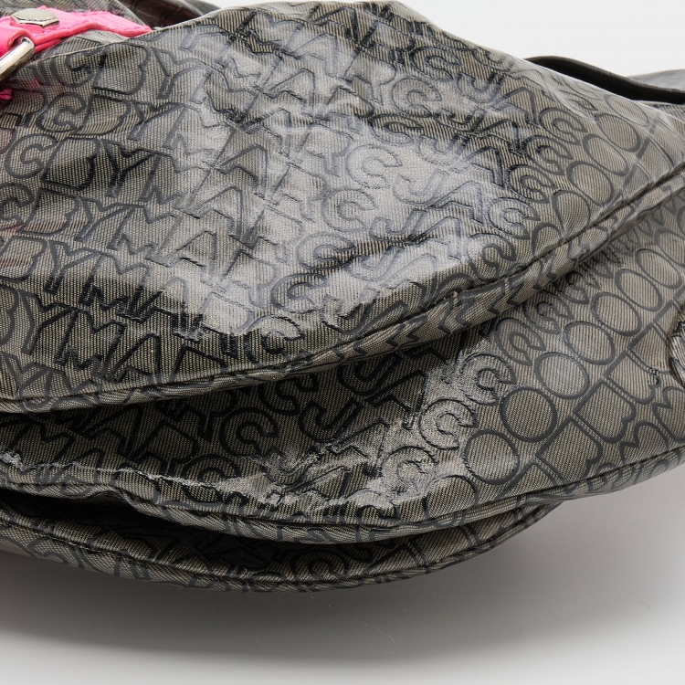 مملوكة مسبقًا Marc by Marc Jacobs Multicolor Coated Fabric and Patent Leather Lil Riz Hobo