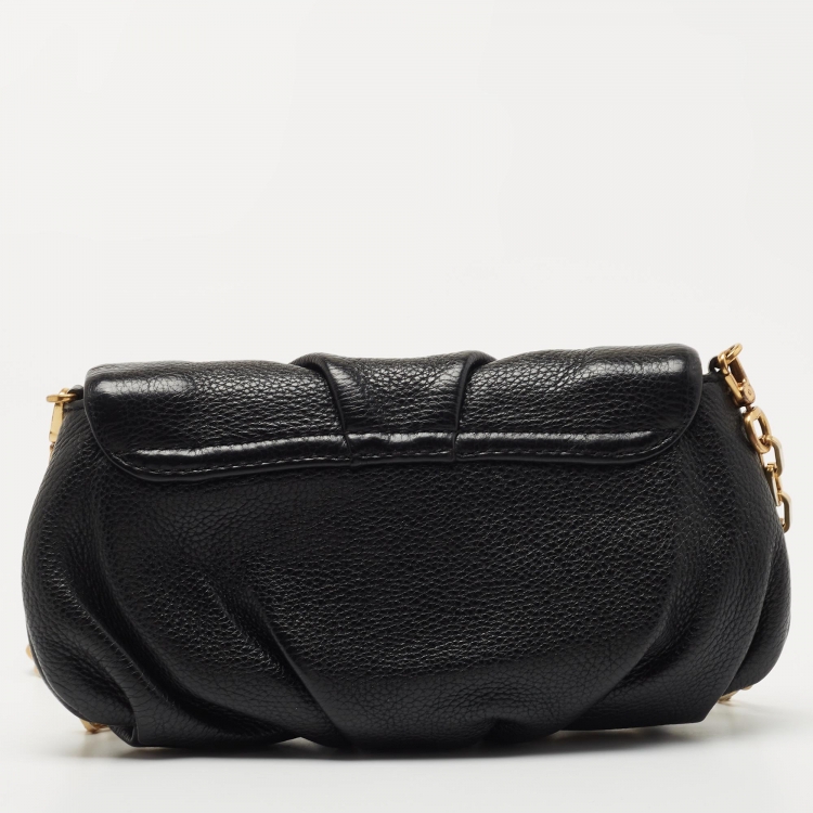 Pre Owned Marc by Marc Jacobs Black Leather Classic Q Karlie Crossbody Bag